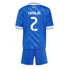 Real Madrid Daniel Carvajal #2 Tredjeställ Barn 2025-26 Korta ärmar (+ Korta byxor)
